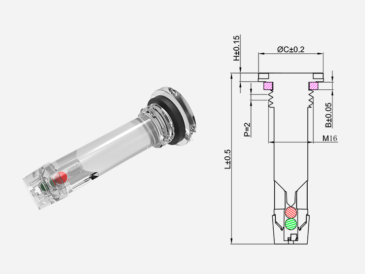 蓄電池狀態指示器D201-D205